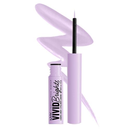 NYX Professional Makeup Vivid Brights Liquid Eyeliner για Ματ & Έντονες Αποχρώσεις 2ml - Lilac Link